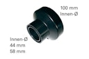 Vorschaubild Metabo Absaugadapter für Stutzen Ø 100mm 44mm 58mm