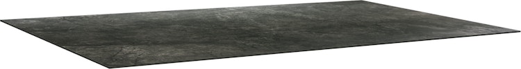 STERN Tisch Classic 200 x 100 x 74,5 cm, Edelstahl / Silverstar 2.0 Dark Marble