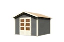 Vorschaubild Karibu Woodfeeling Gartenhaus Talkau 3/4/6/8 - 28 mm