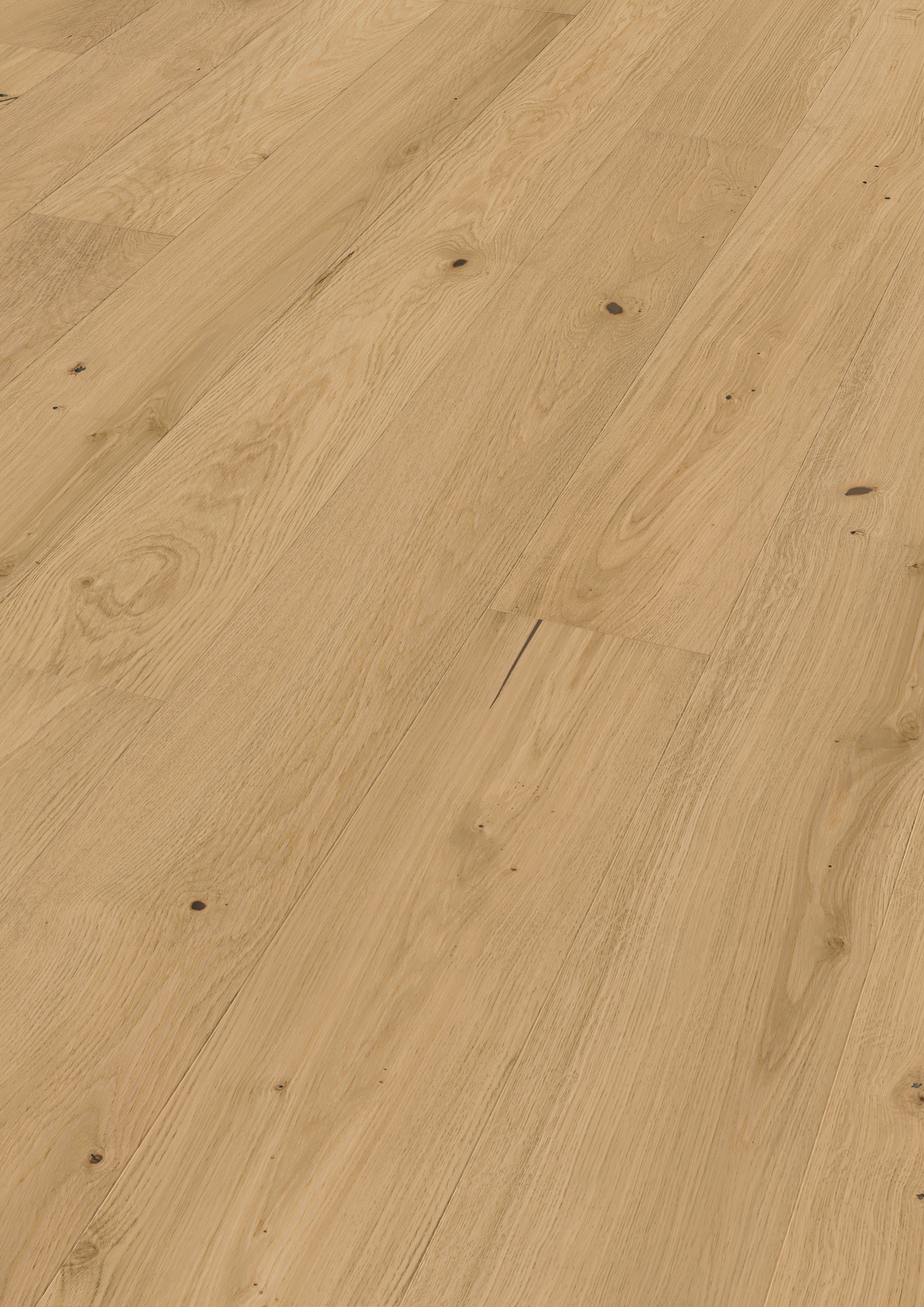 MEISTER Holzboden Natureflex HD 100 2200 x 210 x 8 mm 20015 Eiche lebhaft creme gebürstet ultramattlackiert