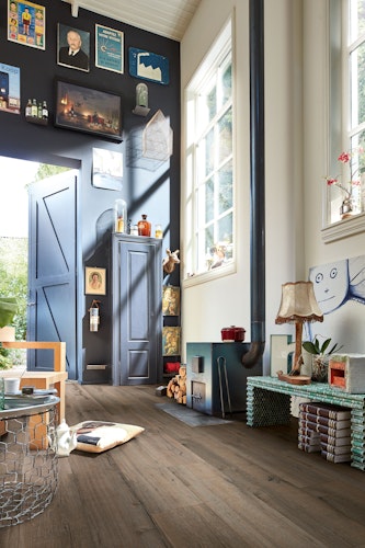 MEISTER Designboden MeisterDesign. next DD 500 S 1287 x 220 x 8 mm 6986 Altholzeiche lehmgrau Authentic Wood-Struktur