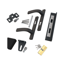 Fiberdeck BOSTON Drückergarnitur + Torbeschlag