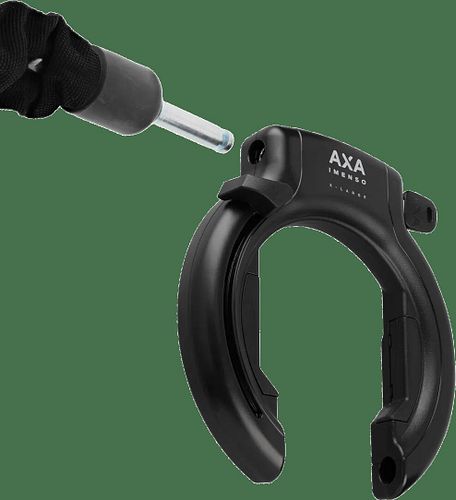 Axa Rahmenschloss Imenso X-Large schwarz AZ, abziehbarer Schlüssel
