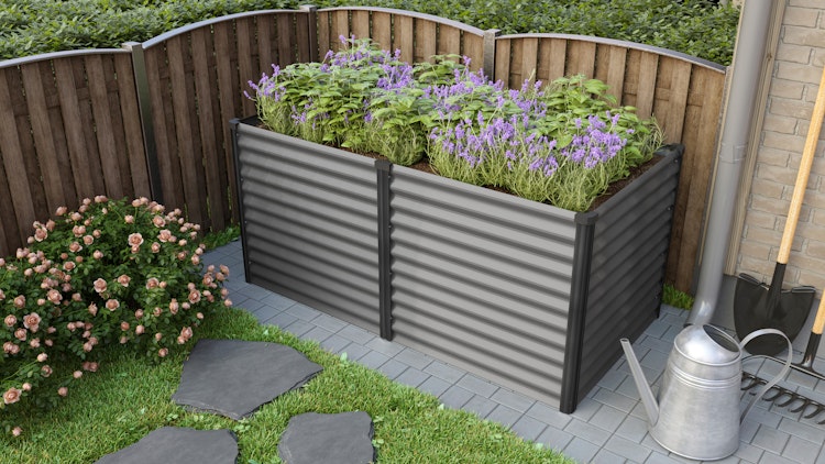 Vitavia Hochbeet Meta 96 x 188 cm rechteckig - 950/1300 l