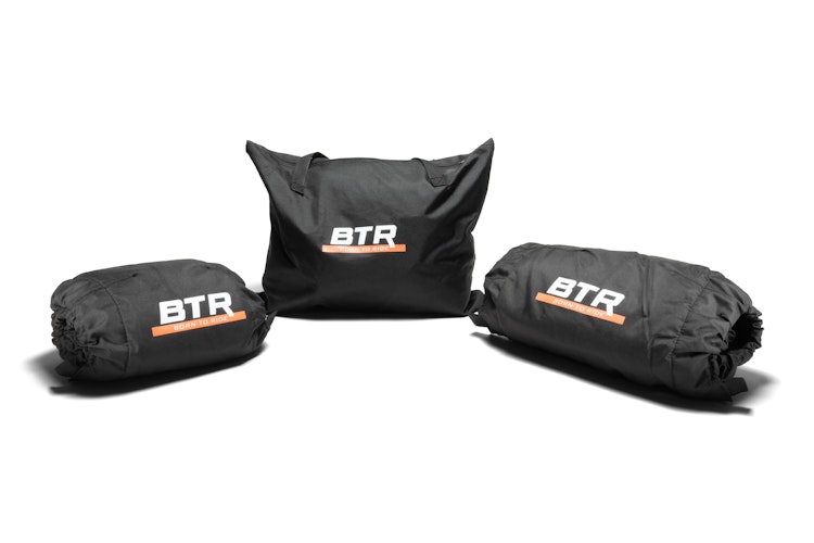 BTR Motorrad Reifenwärmer - Set, Analog, 17 Zoll