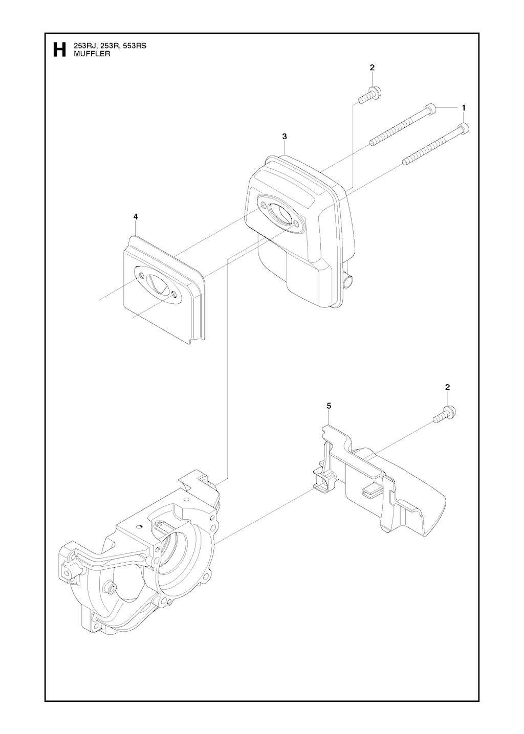 Explosionszeichnung Ersatzteile