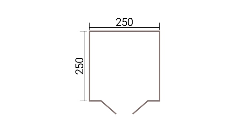 Weka Mehrzweck-Gartenhaus Killarney - 19/28 mm