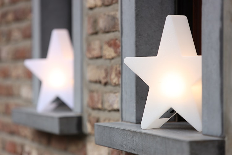 8 seasons design LED-Dekoleuchte Shining Star Ø 30 cm (WW)