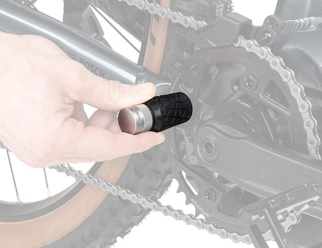 CONTEC Kurbelhalterung TFP-Spin schwarz,silber