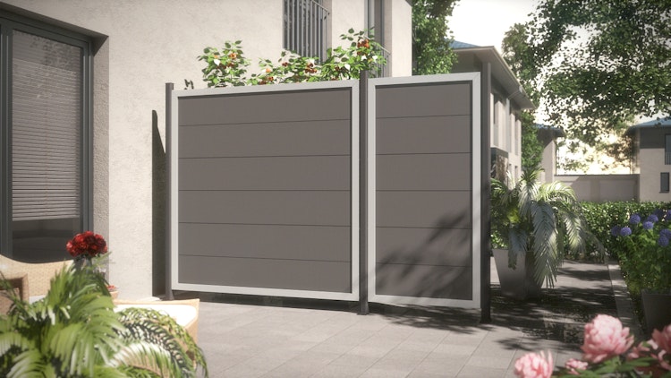 TraumGarten Design WPC Alu Maßbreite/-höhe