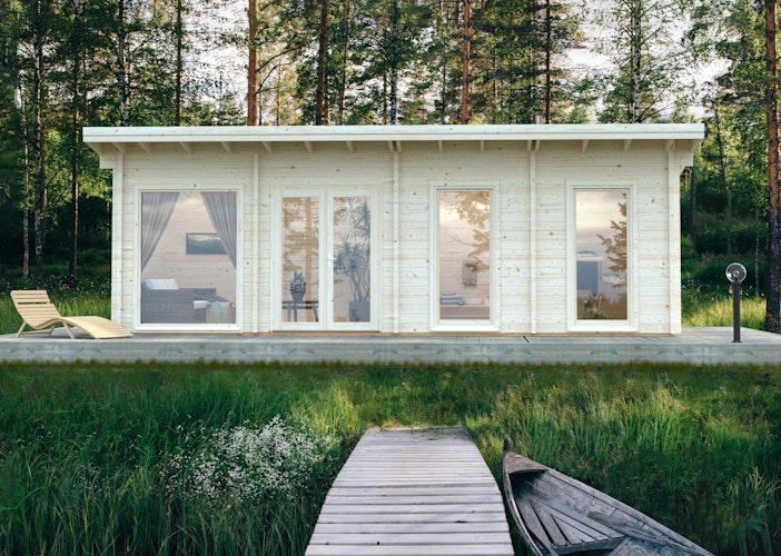 Palmako Gartenhaus Heidi 22,5 m²- 70 mm