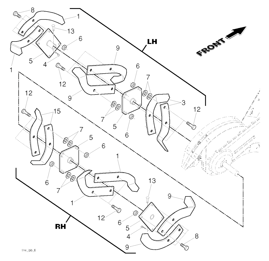 Explosionszeichnung Ersatzteile