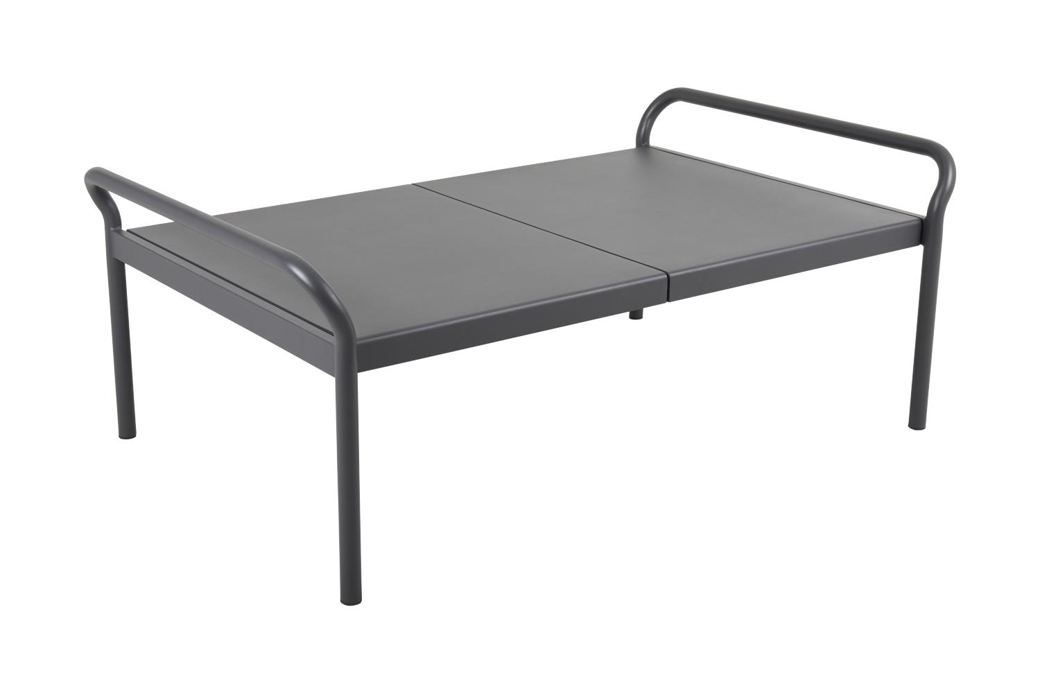 Brafab Kaffeetisch SLING, 135 x 85 x 52 cm, Aluminium Anthrazit - Abverkauf