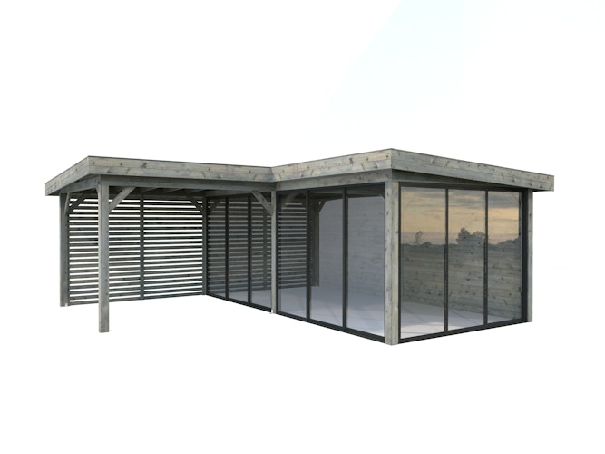 Palmako Carport/Pavillon Connect Lenna 24,9 m² Set 414 Slide