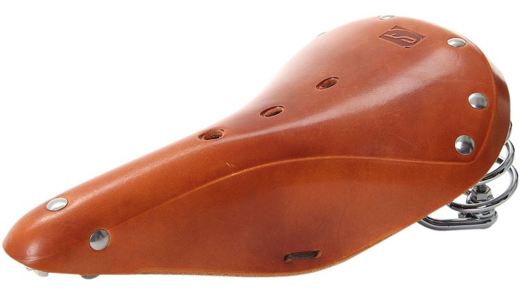 CONTEC Sattel Classic Exclusiv Trekking braun honey