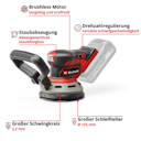 Vorschaubild Einhell Akku-Exzenterschleifer TP-RS 18/32 Li BL - Solo 4462020