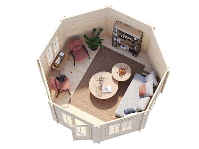 Palmako Pavillon Hanna 14,1 m² - 44 mm