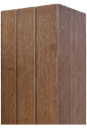 Vorschaubild FelixWood® Sichtschutz Pfosten Bangkirai 90x90mm V-Nuten P510 - 2000 mm