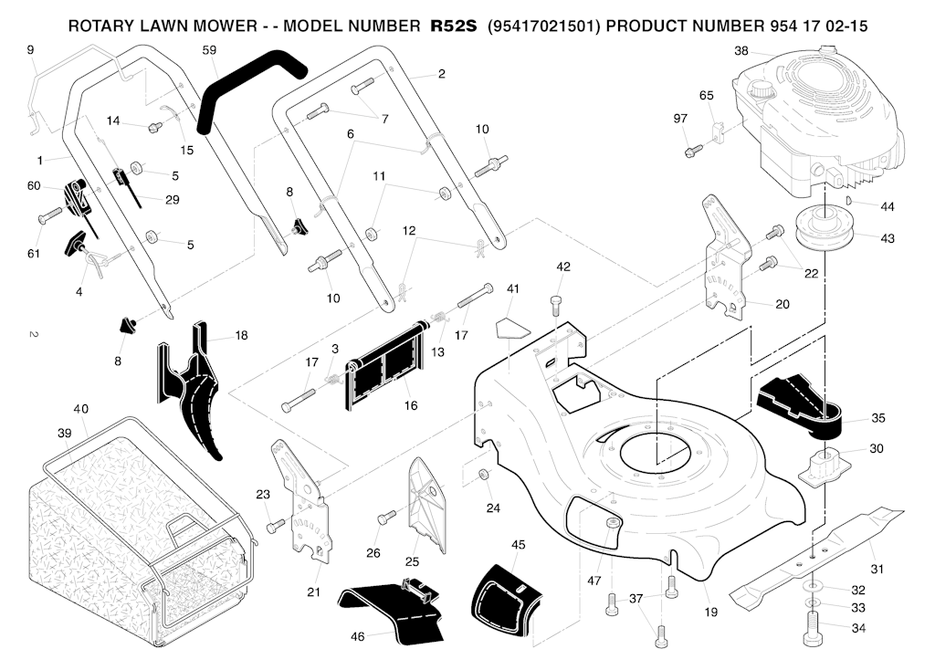 Explosionszeichnung Ersatzteile