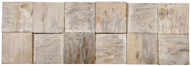 INDO rustikale Holzwandverkleidung Teak Classic CUBe ETC 92 SB Java