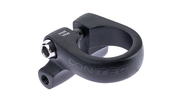 CONTEC Sattelklemmschelle Rack Support Ø 28,6 mm schwarz
