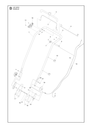 Husqvarna Rasenmäher gelegentliche Nutzung 967656501 LB 348SI