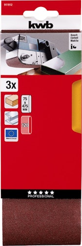 kwb 3Schl-Bänd Kor. 75x457 K120 SB 911912