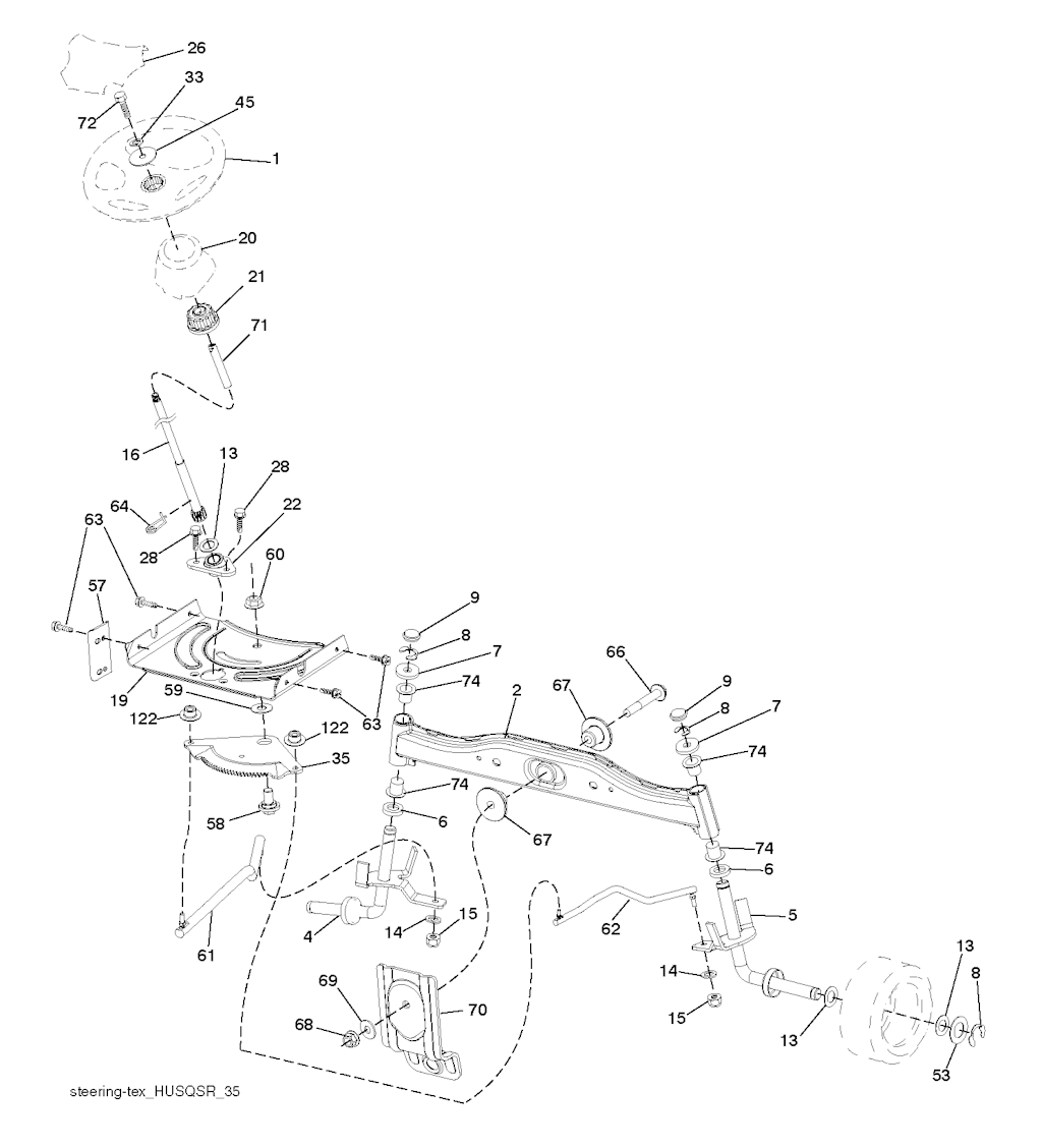 Explosionszeichnung Ersatzteile
