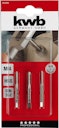 Vorschaubild kwb HSS GW-Bohrersatz 3-tlg M 4 SB 443304