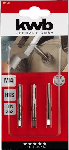 kwb HSS GW-Bohrersatz 3-tlg M 4 SB 443304
