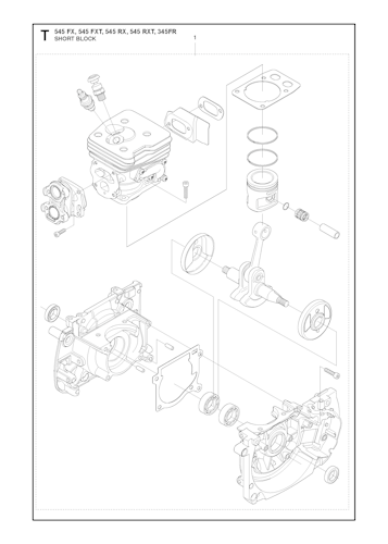 Husqvarna Motorsensen/Freischneider 966015601 545FX Forstfreischneider