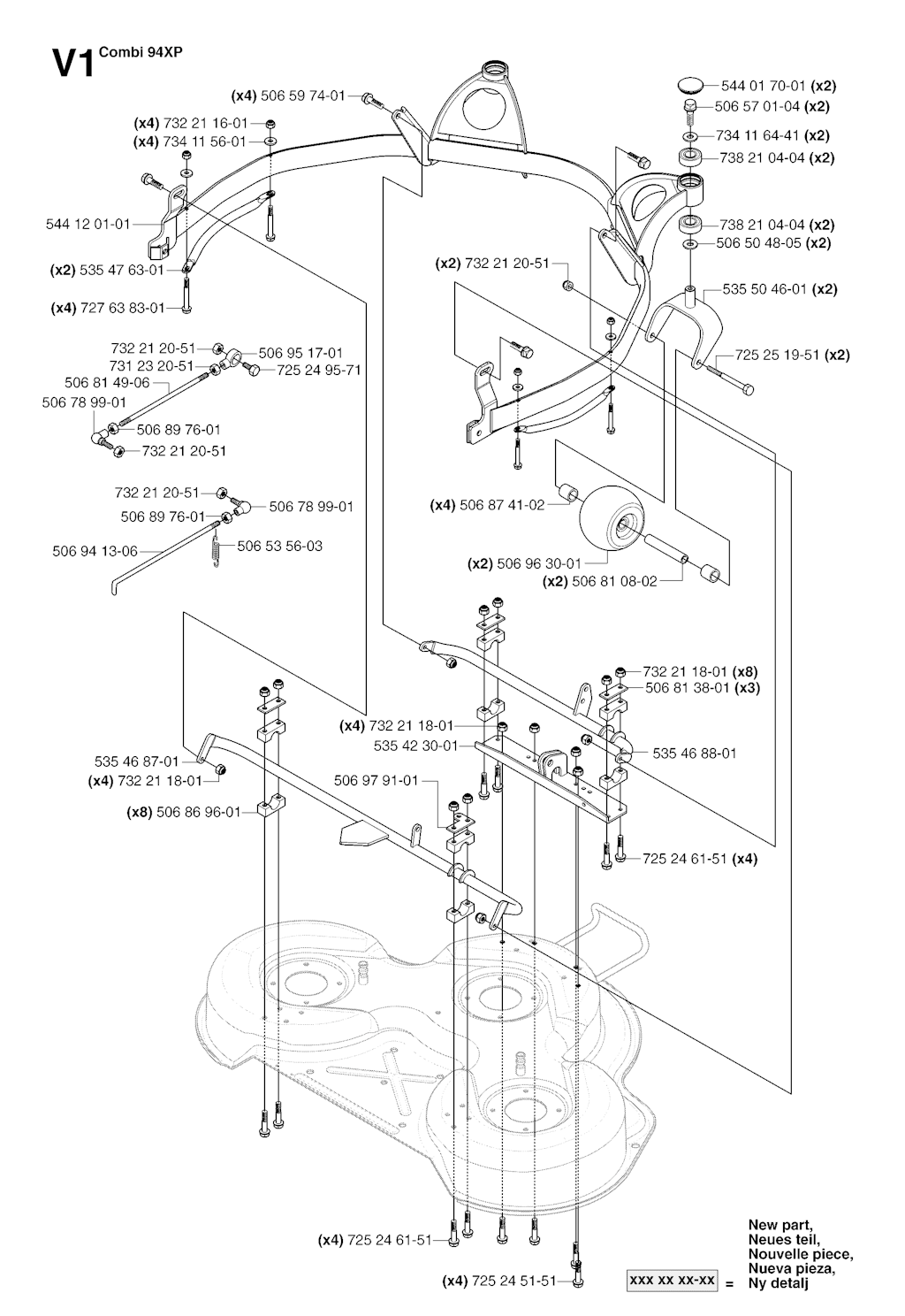 Explosionszeichnung Ersatzteile