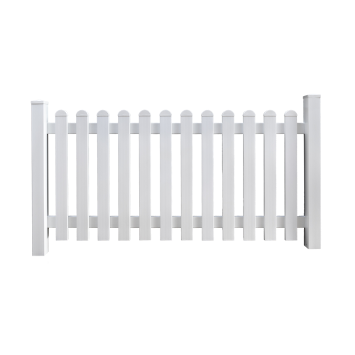 GroJa  BasicLine Gartenzaun weiß, Höhe: 90cm x Breite 180cm  Element Kunststoff gerade 