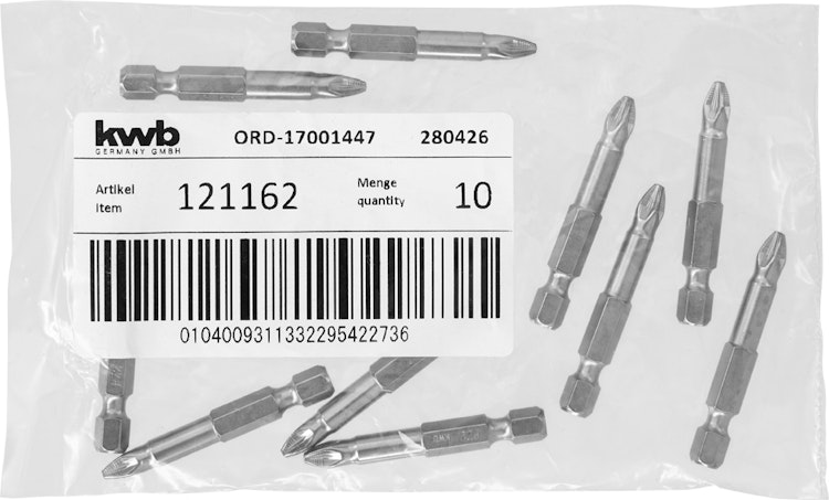 kwb Bit 50mm PZ 2 Industry LS 121162