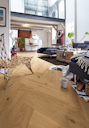 Vorschaubild MEISTER Parkettboden MeisterParkett. longlife PS 500 710 x 142 x 13 mm Eiche lebhaft gebürstet ultramattlackiert 20012