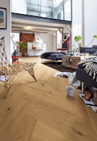 MEISTER Parkettboden MeisterParkett. longlife PS 500 710 x 142 x 13 mm Eiche lebhaft gebürstet ultramattlackiert 20012