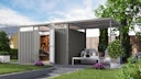 Vorschaubild Karibu Metall Gartenhaus Osten (Østen) inkl. gratis Metallbox im Wert von 349,99 €