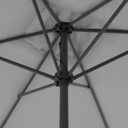 doppler Mittelmastschirm LIFE 250 x 200 Lift, Aluminium Anthrazit / 100 % Polyester 180 g/m²