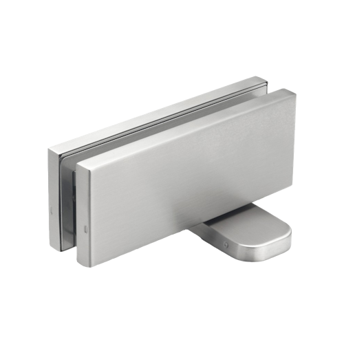 Griffwerk Pivot Glas- Edelstahl matt Glastürschließer- einstellbar- hydraulisch -100Kg- 8-12mm