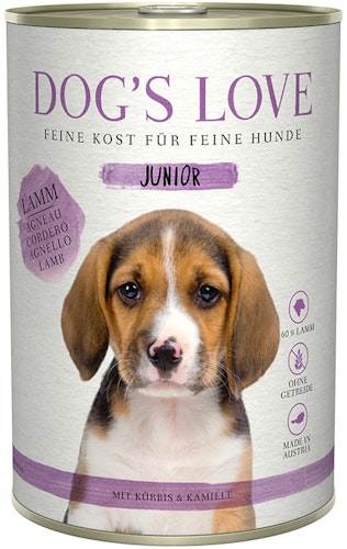 Dog's Love Junior 400g Dose Hundenassfutter