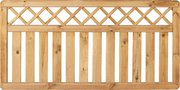 T&J KAMPEN Gartenzaun Senkrecht Ranki 180 x 90 cm