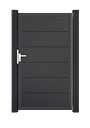 Vorschaubild GroJa BasicLine Tor 1-flügelig Sondermaß max. 150x180 cm mit Alu-Rahmen DB 703 