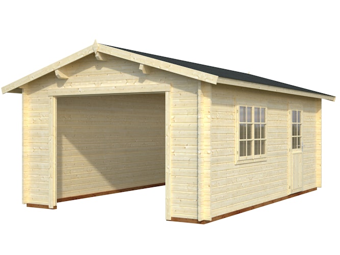 Palmako Garage Roger 19,0 m² - 44 mm - ohne Tor