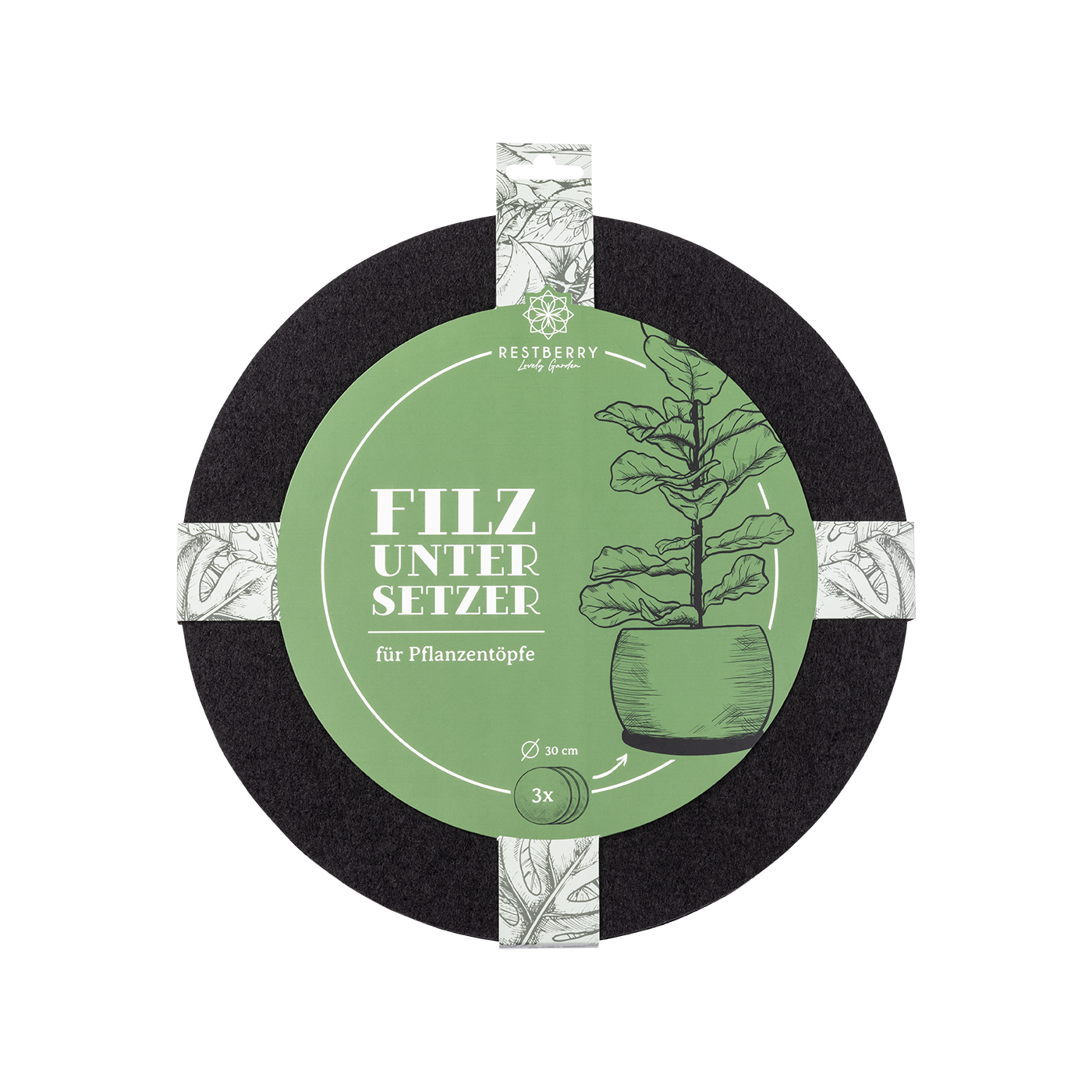 Restberry´s Filz Untersetzer