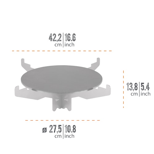 Petromax Raketenofen Grillplatte