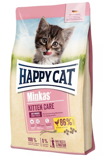 HAPPY CAT Minkas Kitten Care Geflügel Katzentrockenfutter