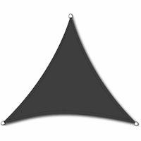 Siena Garden Sonnensegel SOLINO 3-eckig, 5 x 5 x 5 m, HDPE (180g/m²) Grau - Abverkauf