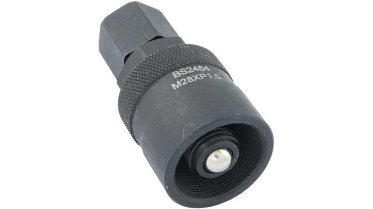 Bikeservice Polradabzieher M28 x 1,0 mm, Innengewinde, Rechtsgewinde