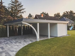 PRE:GA Flachdach Doppelcarport - frei konfigurierbar