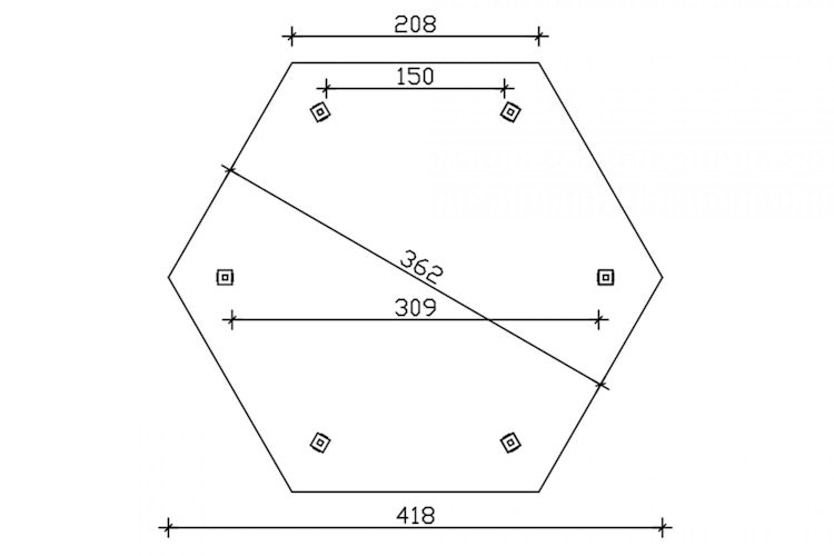 Skan Holz Pavillon Laube Versailles